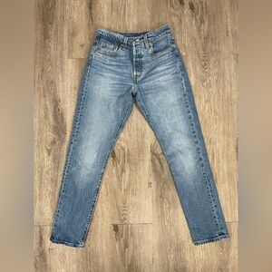 Levi's Women’s Straight Fit Blue Jeans 501 S XX Big E size 25